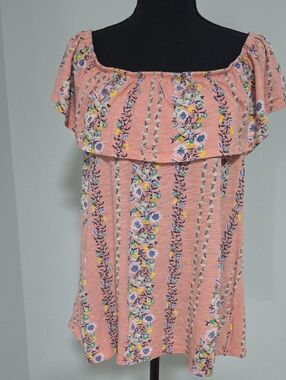 Women’s Off-Shoulder Floral Ruffle Top  Old Navy